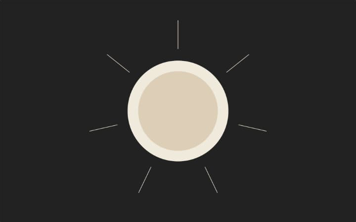 First keyframe for the YouTube intro animation with the 'TAPE' logo in the center and lines connecting circles.